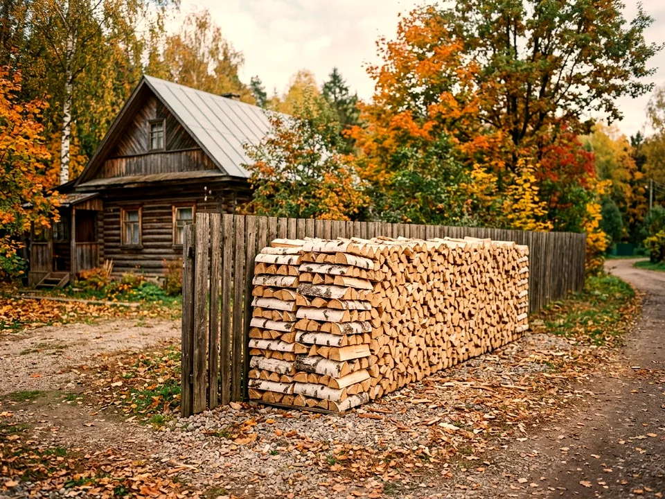 Дуб + укладка в дровник, Владимир, улица Каминная, 6